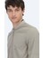 Vizon Regular Fit Dik Yaka Casual Dokuma Mont 5