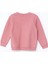 Lcw Kids Pembe Bisiklet Yaka Uzun Kollu Baskılı Kız Çocuk Sweatshirt ve Eşofman Alt 2'li Takım 3