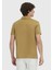 Zeytin Yeşili Düz Polo Yaka %100 Pamuk T-Shirt 5