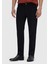 Lacivert Düz Dokuma Slim Fit Casual Pamuk Karışımlı Pantolon 2