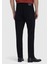 Lacivert Düz Dokuma Slim Fit Casual Pamuk Karışımlı Pantolon 5