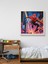 Örümcek Şehirde , Çocuk Odası LED Tablo – 60X60 cm | Sıva Üstü Montajlı, Tak-Çalıştır Sistem, 5