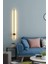 Modern Dekoratif Çubuk Led Duvar Aplik 70 Cm Ahşap Desenli Profil (Yuvarlak Rozanslı) 3000K 8