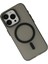iPhone 15 Pro Kılıf Lodos Magneticsafe Mat Kapak - SIYAH-(5796) - BKS7797-9106 3