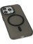 iPhone 15 Pro Kılıf Lodos Magneticsafe Mat Kapak - SIYAH-(5796) - BKS7797-9106 4