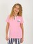 Minykids Kalp Desen Pembe Kısa Kollu Düğmeli Yaka %100 Pamuklu Kız Çocuk Pijama Takım 4