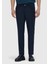 Lacivert Düz Dokuma Slim Fit Casual Pantolon 2