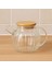 Isıya Dayanıklı Süzgeçli Cam Bambu Demlik 1000ML 3