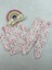 Minykids Kuğu Desen Pembe Kız Çocuk Pijama Takım 1