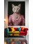 Prenses Kedi V1 Ev Duvar Salon Güzellik Salonu Ofis Dükkan Dekarasyon Kanvas Tablo 1