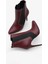 Kadın Çift Lastikli Sivri Burun Troplu Bot Melles Bordo 2