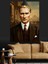 Güçlü Bakışlı Mustafa Kemal Atatürk Portresi Dekoratif Kanvas - Mdf Ahşap Tablo 5
