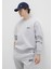 Mavi Logo Baskılı Gri Sweatshirt 0611716-80018 1