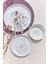 Marble Porselen Yemek Tabağı Mavi 3