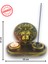 Aslan Çubuk Tütsülük ve Tealight (Altın) 4