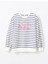 Lcw Kids Ekru Bisiklet Yaka Kız Çocuk Kalın Sweatshirt 3