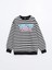 Lcw Kids Siyah Bisiklet Yaka Kız Çocuk Kalın Sweatshirt 1
