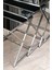Royal Füme Aynalı, Zemini Çizmeyen Metal Ayaklı 3'lü Zigon Sehpa Seti 55x40 cm – Salon ve Oturma Odasında Şık ve Fonksiyonel Kullanım 6