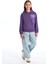 Lcw Kids Mor Kapüşonlu Kız Çocuk Kalın Sweatshirt 2