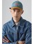 Relaxed Unisex Dad Cap Denim Grafik Şapka - 004BQ-0001 1