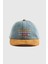Relaxed Unisex Dad Cap Denim Grafik Şapka - 004BQ-0001 2