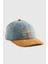 Relaxed Unisex Dad Cap Denim Grafik Şapka - 004BQ-0001 4