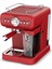 Vintage Craft Süt Hazneli Espresso, Latte ve Capuccino Makinesi Red 1