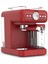 Vintage Craft Süt Hazneli Espresso, Latte ve Capuccino Makinesi Red 3