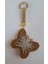 Hediyelik Zirkon Taşlı Bej Kelebek Anahtarlık 14X6,5 cm 3