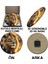 Aslan Temalı Mdf Duvar Saati – 33X33 cm SDW405 5