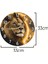 Aslan Temalı Mdf Duvar Saati – 33X33 cm SDW405 6