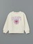 Lcw Kids Ekru Bisiklet Yaka Kız Çocuk Kalın Sweatshirt 1