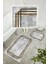 Dijital Baskılı Çerçeveli Kaymaz Taban 2li Set Banyo Paspası Klozet Takımı (50x60cm-60x100cm) 3