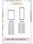 Dijital Baskı Klasik Çerçeveli Kaymaz Taban 2li Set Banyo Paspası Klozet Takımı (50x60cm-60x100cm) 4