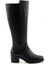 Siyah Leather Kadın Çizme K03586414003 1