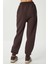 Şardonlu Jogger Örme Eşofman Altı LCR0099 Kahverengi 4
