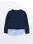 Lcw Kids Lacivert Okulun En Havalısı Sweatshirt 5