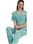 Kadın Pijama Takımı Kısa Kollu Düğmeli Viskon Mira Model S/xl 4
