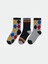 Desenli Erkek Çocuk Soket Çorap 3'lü (W5) 1