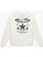 Şardonlu Arkası Baskılı Kanguru Cepli Kapüşonlu Fermuarlı Oversize Sweatshirt 2