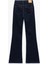 Dar Kesim Düğmeli Cep Detaylı Ispanyol Paça Jean Pantolon - Flare Jeans 5