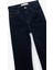 Dar Kesim Düğmeli Cep Detaylı Ispanyol Paça Jean Pantolon - Flare Jeans 6