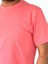 Regular Fit Bisiklet Yaka %100 Pamuk Kısa Kol Unisex Basic Pembe Tişört 6