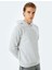 Reglan Kollu Pamuk Karışımlı Kapşonlu Şardonlu Dikiş Detaylı Basic Hoodie 2