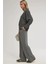Kadın Oversize Bisiklet Yaka Basic Sweatshirt Arduvaz Grisi 6