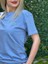 Regular Fit Bisiklet Yaka %100 Pamuk Kısa Kol Unisex Basic Mavi Tişört 2