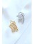 Çoklu Görünüm Zirkon Taşlı Yıldız Model Earcuff Kıkırdak Küpe 2