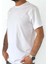 Regular Fit Bisiklet Yaka %100 Pamuk Kısa Kol Unisex Basic Beyaz Tişört 3