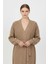 Vizon Kuşaklı Örme Kadın Hırka 6905 1