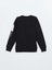 Lcw Kids Siyah Bisiklet Yaka Baskılı Uzun Kollu Erkek Çocuk Sweatshirt 3